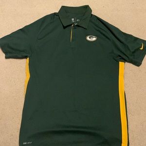 NFL Green Bay Packers Nike dri-fit polo